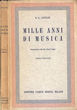 Bild des Verkufers fr Mille anni di musica zum Verkauf von Biblioteca di Babele
