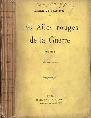 Seller image for Les ailes rouges de la guerre Pomes for sale by Biblioteca di Babele