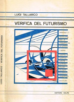 Bild des Verkufers fr VERIFICA DEL FUTURISMO zum Verkauf von Biblioteca di Babele