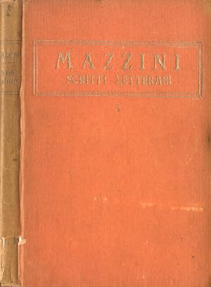 Bild des Verkufers fr Scritti letterari - Vol. I zum Verkauf von Biblioteca di Babele