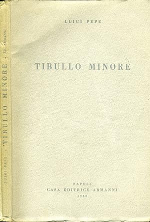 Bild des Verkufers fr Tibullo Minore zum Verkauf von Biblioteca di Babele