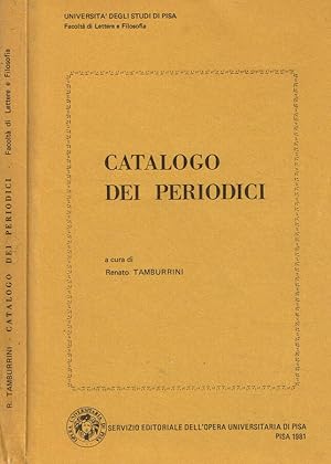 Seller image for CATALOGO DEI PERIODICI for sale by Biblioteca di Babele