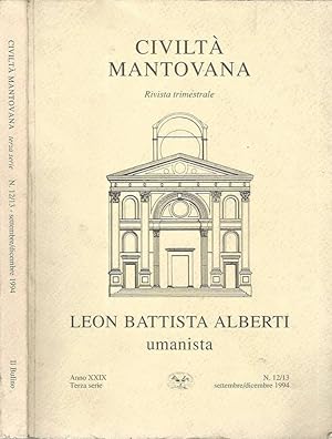 Immagine del venditore per Civilt Mantovana N. 12 - 13 Leon Battista Alberti umanista venduto da Biblioteca di Babele