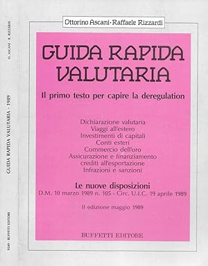 Bild des Verkufers fr GUIDA RAPIDA VALUTARIA IL PRIMO TESTO PER CAPIRE LA DEREGULATION zum Verkauf von Biblioteca di Babele