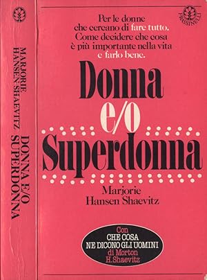 Seller image for Donna e o superdonna for sale by Biblioteca di Babele