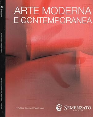 Imagen del vendedor de Arte contemporanea e moderna a la venta por Biblioteca di Babele