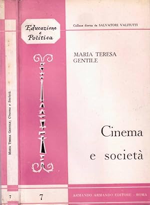 Bild des Verkufers fr CINEMA E SOCIETA' Saggi di lettura educativa sul film zum Verkauf von Biblioteca di Babele