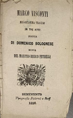 Seller image for MELODRAMMA TRAGICO IN TRE ATTI for sale by Biblioteca di Babele