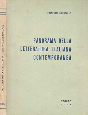 Immagine del venditore per Panorama della Letteratura Italiana Contemporanea venduto da Biblioteca di Babele