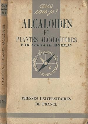 Bild des Verkufers fr ALCALOIDES ET PLANTES ALCALOIFERES zum Verkauf von Biblioteca di Babele