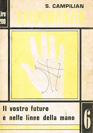 Seller image for CHIROMANZIA IL VOSTRO FUTURO E' NELLE LINEE DELLA MANO for sale by Biblioteca di Babele