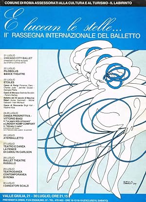 Bild des Verkufers fr E LUCEAN LE STELLE II RASSEGNA INTERNAZIONALE DEL BALLETTO zum Verkauf von Biblioteca di Babele