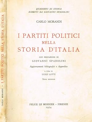 Bild des Verkufers fr I PARTITI POLITICI NELLA STORIA D'ITALIA zum Verkauf von Biblioteca di Babele