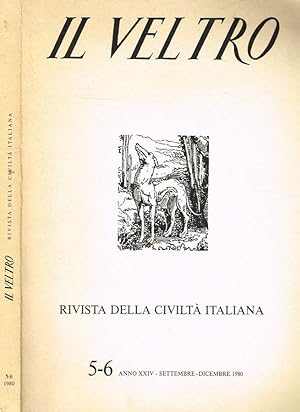 Bild des Verkufers fr IL VELTRO. RIVISTA DELLA CIVILTA' ITALIANA N.5-6 ANNO XXIV zum Verkauf von Biblioteca di Babele