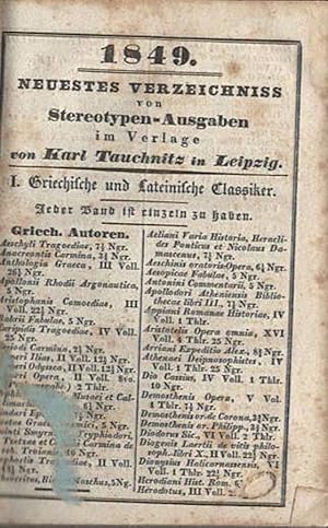 Image du vendeur pour Stereotypen-Ausgaben mis en vente par Biblioteca di Babele