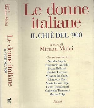 LE DONNE ITALIANE IL CHI è DEL 900