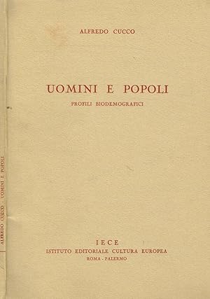 Seller image for UOMINI E POPOLI PROFILI BIODEMOGRAFICI for sale by Biblioteca di Babele