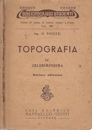 Seller image for Topografia IV. Celerimensura for sale by Biblioteca di Babele