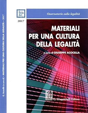 Immagine del venditore per Materiali per una cultura della legalit 2017 venduto da Biblioteca di Babele