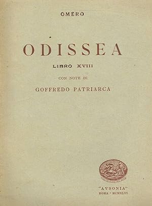 Bild des Verkufers fr ODISSEA LIBRO XVIII zum Verkauf von Biblioteca di Babele
