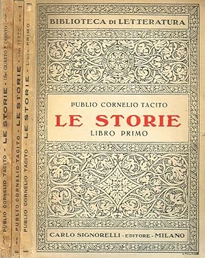 Bild des Verkufers fr LE STORIE LIBRO PRIMO, TERZO, QUARTO-QUINTO zum Verkauf von Biblioteca di Babele
