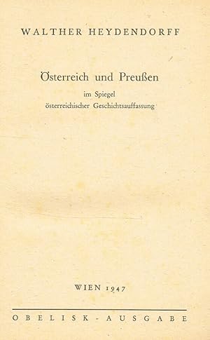 Seller image for OSTERREICH UND PREUBEN for sale by Biblioteca di Babele