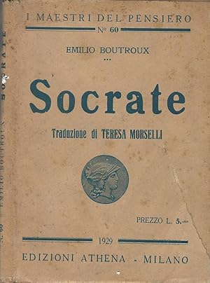 Imagen del vendedor de SOCRATE a la venta por Biblioteca di Babele