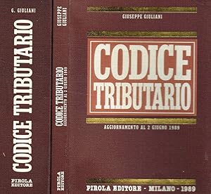 Bild des Verkufers fr CODICE TRIBUTARIO 2VOLL I-EDIZIONE MINORE. II-AGGIORNAMENTO AL 2 GIUGNO 1989 zum Verkauf von Biblioteca di Babele