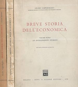 Seller image for Breve storia dell'economia for sale by Biblioteca di Babele