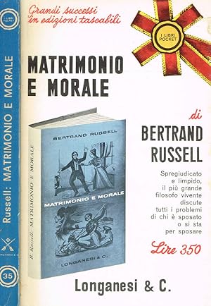 Immagine del venditore per MATRIMONIO E MORALE venduto da Biblioteca di Babele