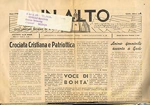 Seller image for IN ALTO. QUINDICINALE DELL'UNIONEDONNE DI A.C.I. ANNO XII N.1-3, ANNO XVIII N.7-8(2) for sale by Biblioteca di Babele