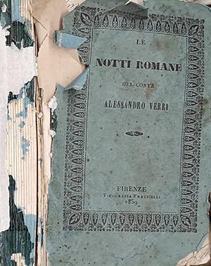 Bild des Verkufers fr LE NOTTI ROMANE zum Verkauf von Biblioteca di Babele