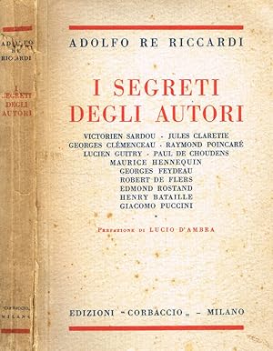 Seller image for I SEGRETI DEGLI AUTORI for sale by Biblioteca di Babele