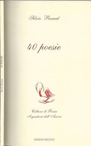 Immagine del venditore per 40 poesie venduto da Biblioteca di Babele