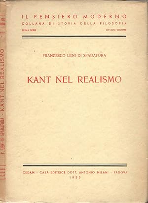 Bild des Verkufers fr Kant nel realismo zum Verkauf von Biblioteca di Babele