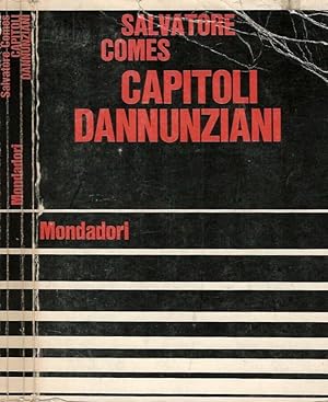 Bild des Verkufers fr Capitoli dannunziani zum Verkauf von Biblioteca di Babele
