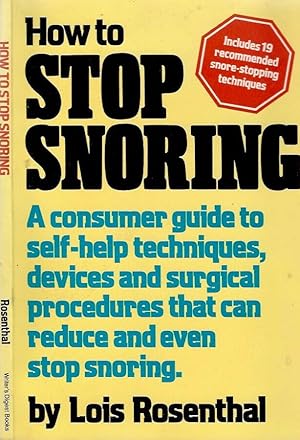 Bild des Verkufers fr How to Stop Snoring zum Verkauf von Biblioteca di Babele