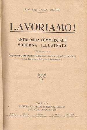 Bild des Verkufers fr Lavoriamo! Antologia commerciale moderna illustrata zum Verkauf von Biblioteca di Babele