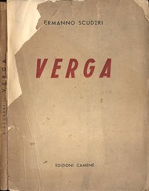 Seller image for Verga for sale by Biblioteca di Babele