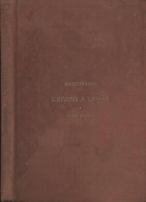 Bild des Verkufers fr L'invito a Lesbia Cidonia e altre poesie zum Verkauf von Biblioteca di Babele