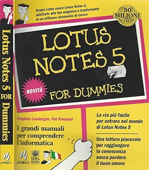 Bild des Verkufers fr Lotus notes 5 zum Verkauf von Biblioteca di Babele