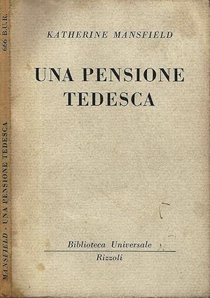 Bild des Verkufers fr Una pensione tedesca zum Verkauf von Biblioteca di Babele