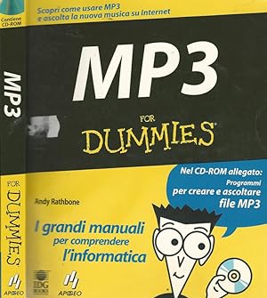 Bild des Verkufers fr MP3 For dummies zum Verkauf von Biblioteca di Babele