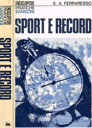 Image du vendeur pour Sport e Record mis en vente par Biblioteca di Babele