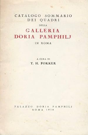 Bild des Verkufers fr Catalogo sommario dei quadri della galleria Doria Pamphilj zum Verkauf von Biblioteca di Babele