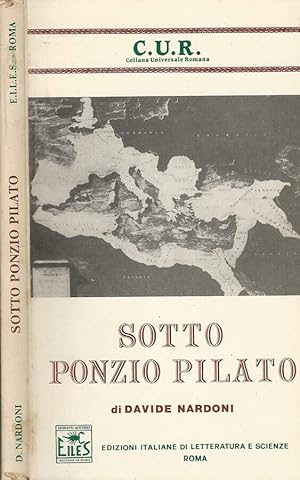 Bild des Verkufers fr Sotto Ponzio Pilato (dipartimento storico) zum Verkauf von Biblioteca di Babele