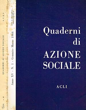 Seller image for Quaderni di azione sociale. Rivista trimestrale anno XV n.1 for sale by Biblioteca di Babele