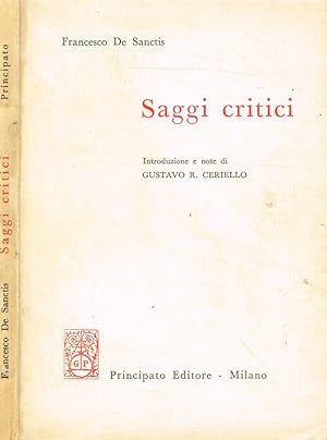 Bild des Verkufers fr Saggi critici zum Verkauf von Biblioteca di Babele