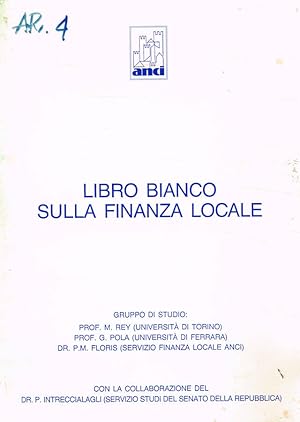 Immagine del venditore per Libro bianco sulla finanza locale venduto da Biblioteca di Babele