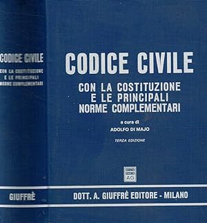 Immagine del venditore per Codice Civile. Con la Costituzione e le principali Norme Complementari Aggiornato al 28 febbraio 1989 venduto da Biblioteca di Babele